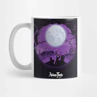 The Addams Family film print Mug